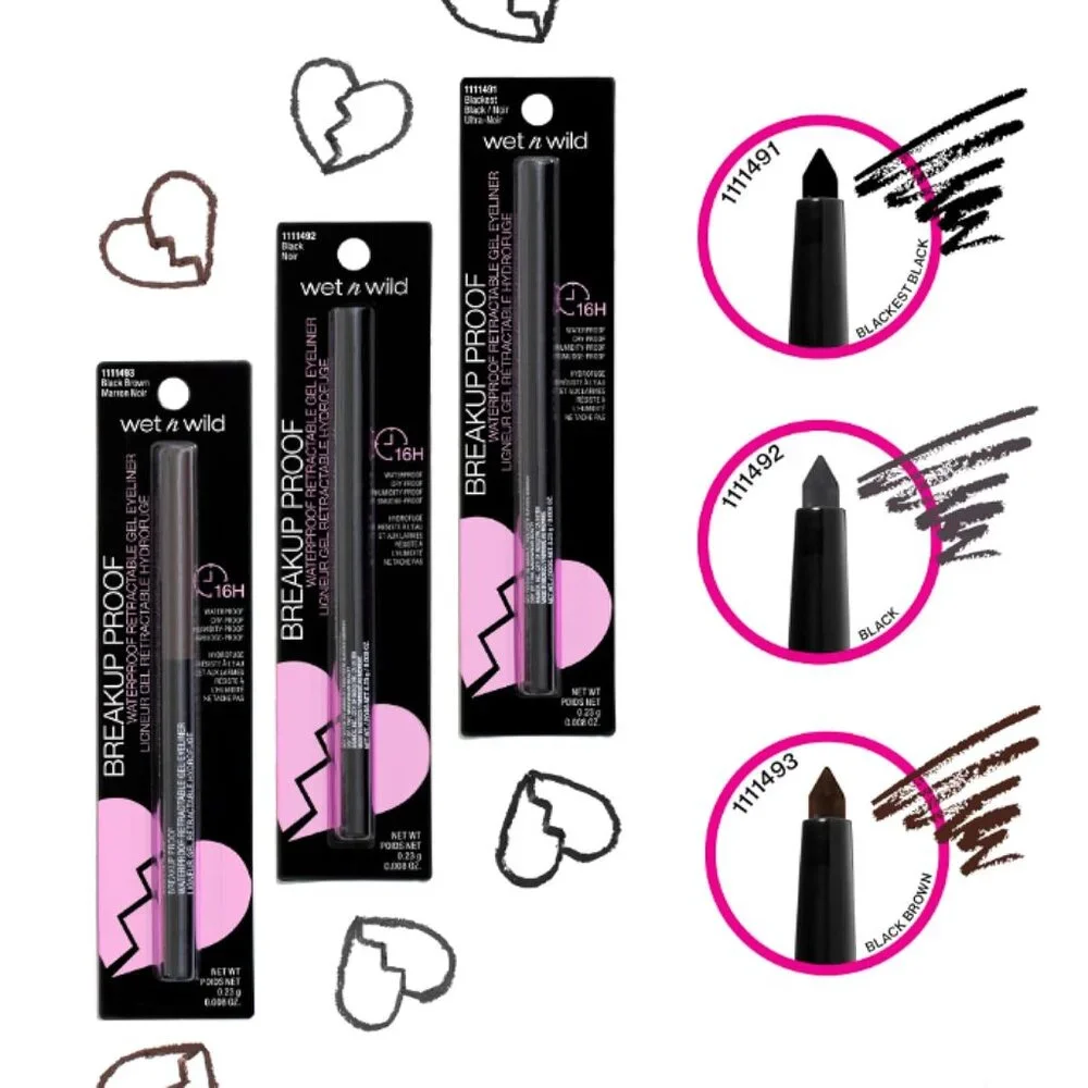 WET N WILD Mega Last Breakup Proof Retractable Eyeliner - BLACK